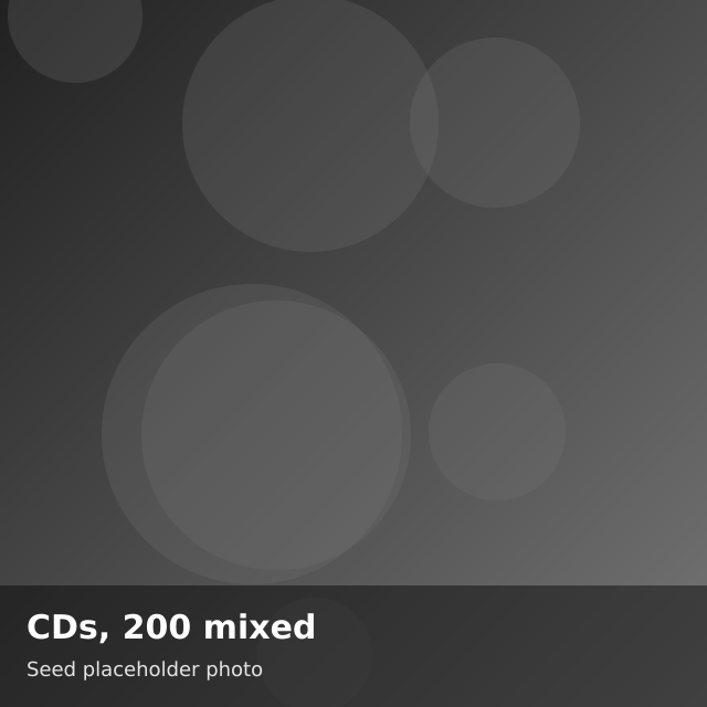 CDs, 200 mixed