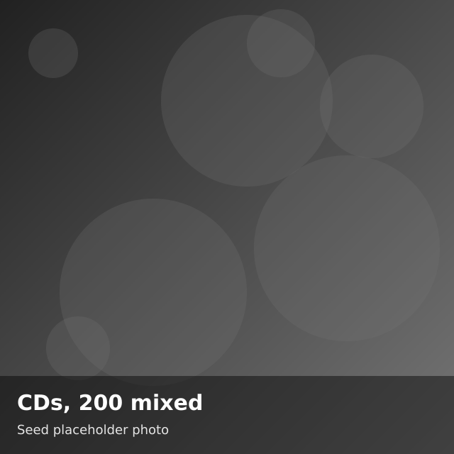CDs, 200 mixed