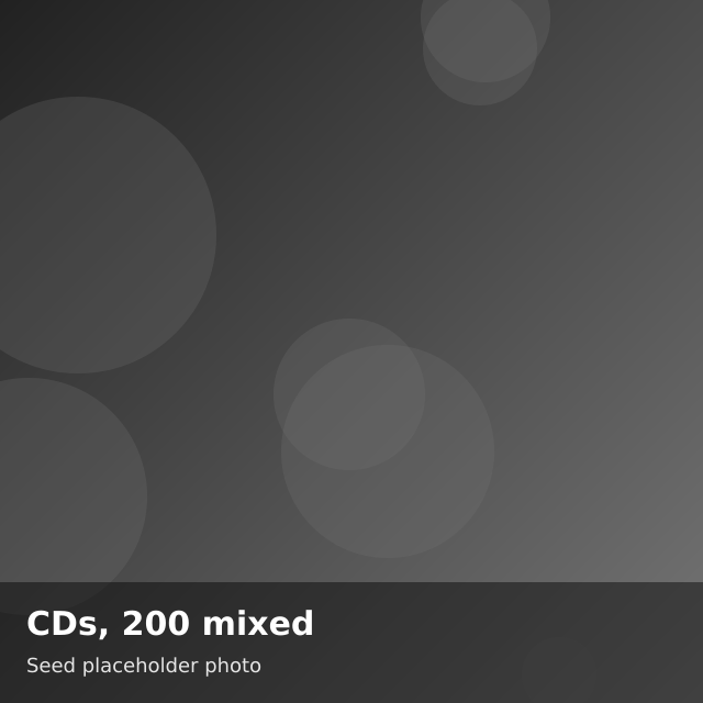 CDs, 200 mixed