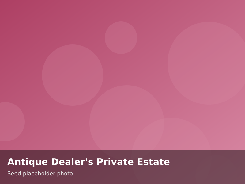 Overview of Antique Dealer's Private Estate