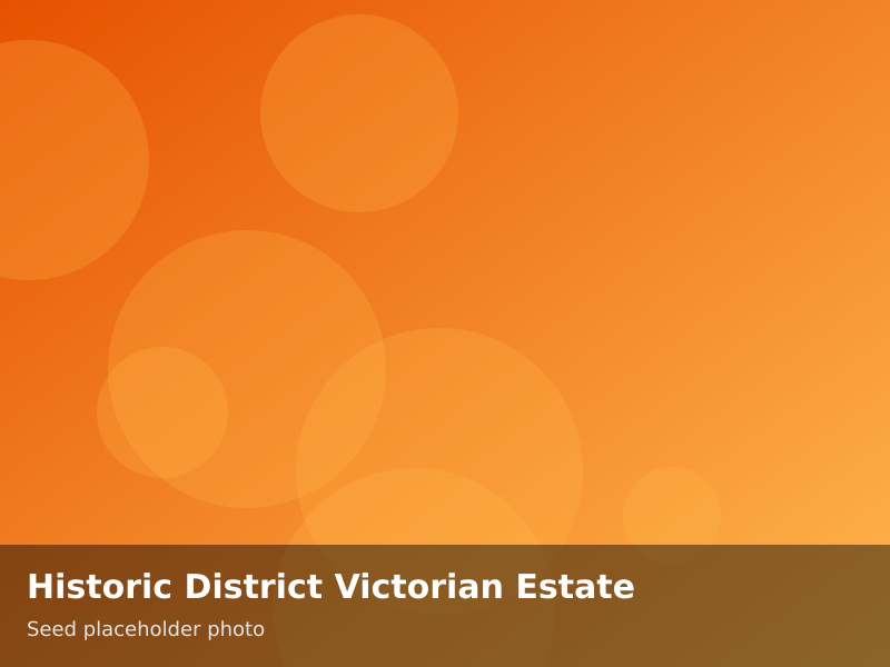 Overview of Historic District Victorian Estate